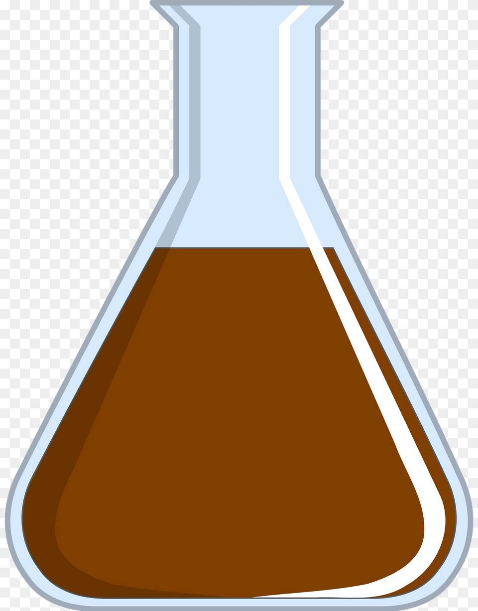 Beaker Filled With Brown Liquid Clipart, Jar, Bow, Weapon, Cone Free Png Download