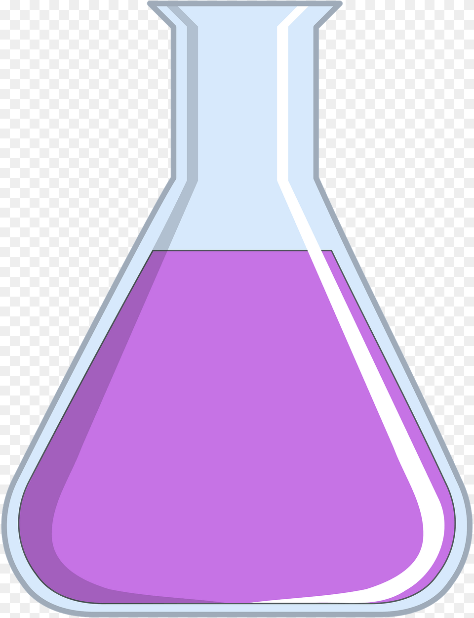 Beaker Filled With Purple Liquid Clipart, Jar, Cone, Bow, Weapon Free Png