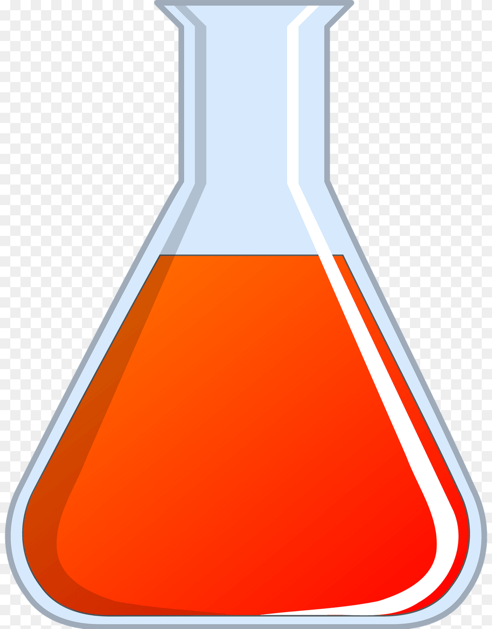 Beaker Filled With Red Liquid Clipart, Jar, Cone, Bow, Weapon Free Png