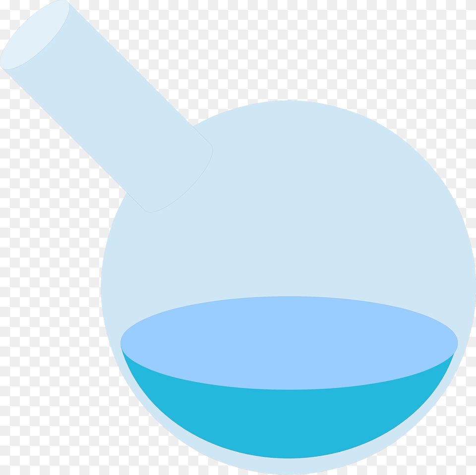Beaker With A Small Amount Of Blue Liquid Clipart, Sphere Png