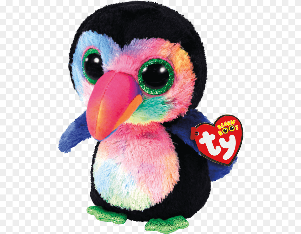 Beaks Toucan Bird Medium Ty Beanie Boo, Plush, Toy, Animal Free Transparent Png