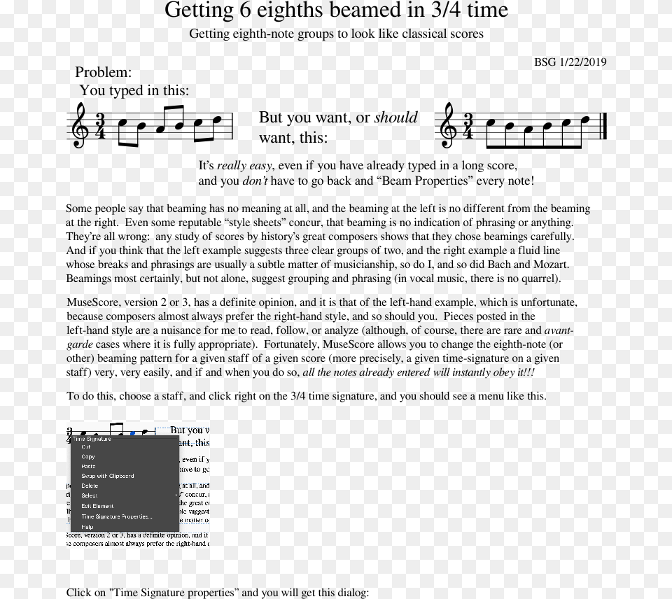 Beaming Eighth Notes In 34 The Right Way Easily Sheet Document, Computer, Electronics, Pc, Screen Png