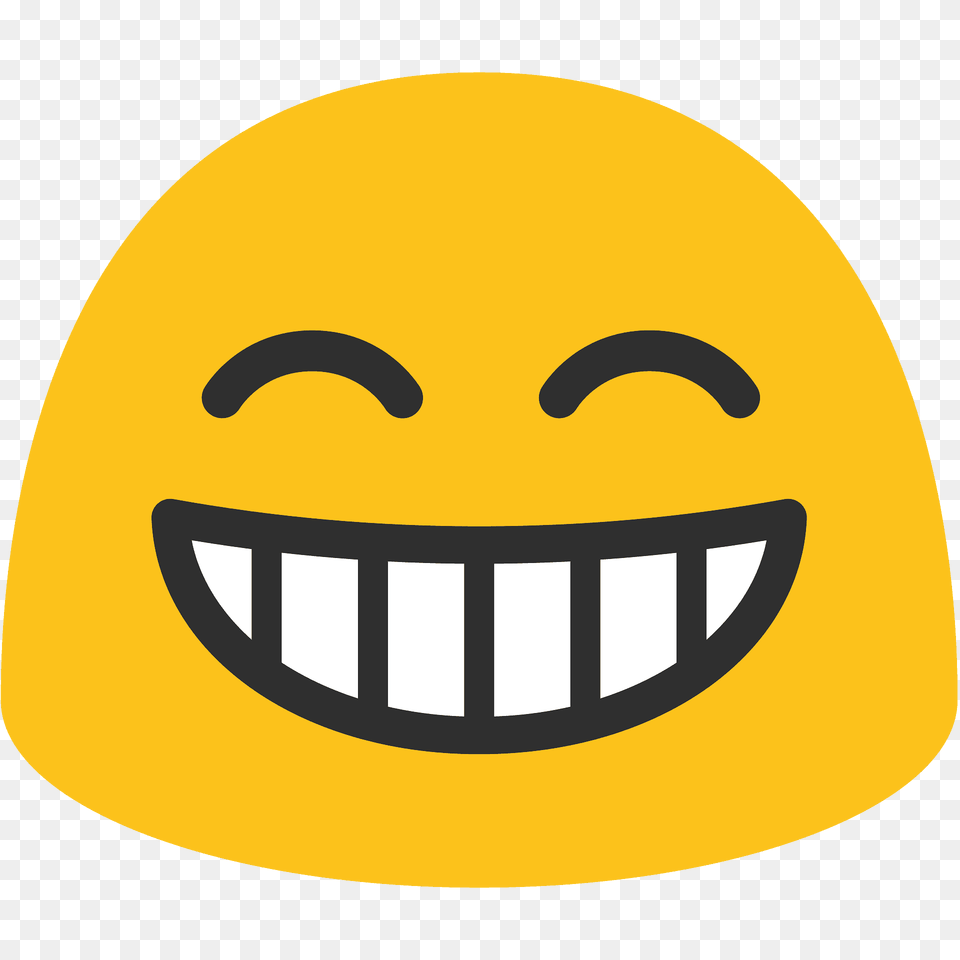 Beaming Face With Smiling Eyes Emoji Clipart, Hardhat, Helmet, Clothing, Hat Free Png Download