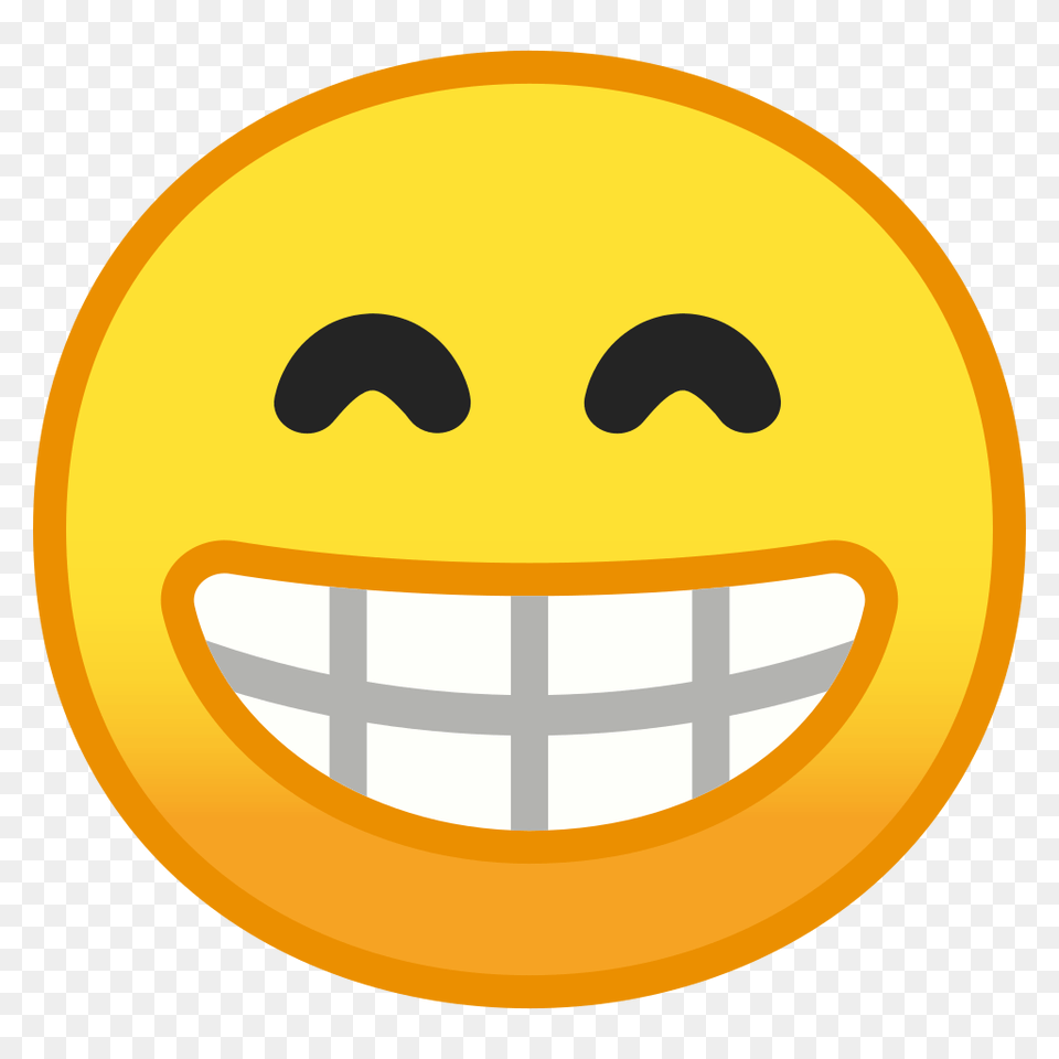 Beaming Face With Smiling Eyes Icon Noto Emoji Smileys Iconset, Astronomy, Outdoors, Night, Nature Free Png