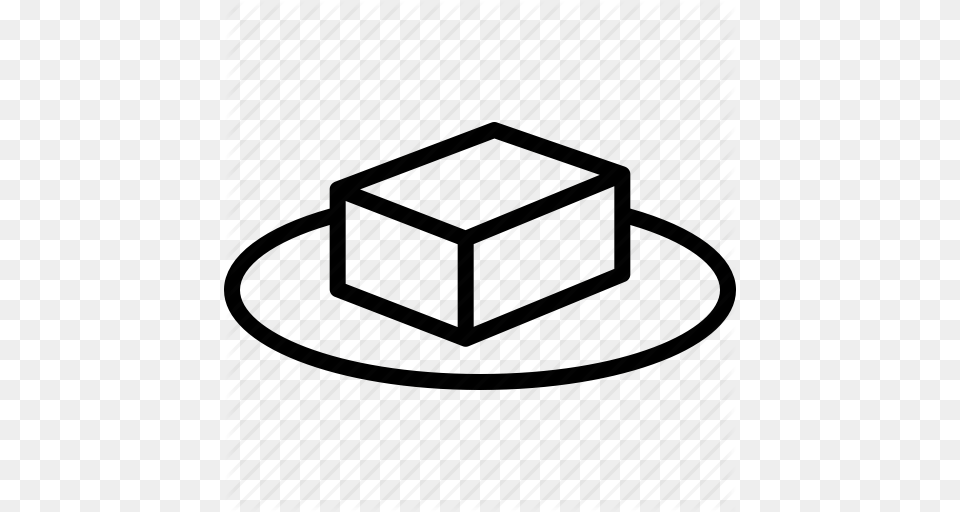 Bean Block Butter Curd Plate Soy Tofu Icon, Clothing, Hat, Cowboy Hat Free Png