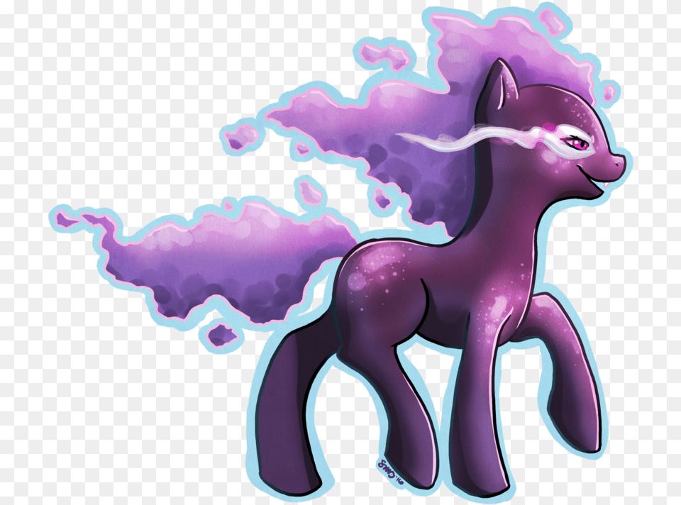 Bean Sprouts Crossover Gastly Pokmon Ponified Cartoon, Purple, Baby, Person, Animal Free Transparent Png