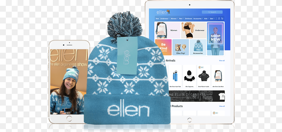 Beanie, Cap, Clothing, Hat, Phone Free Png Download
