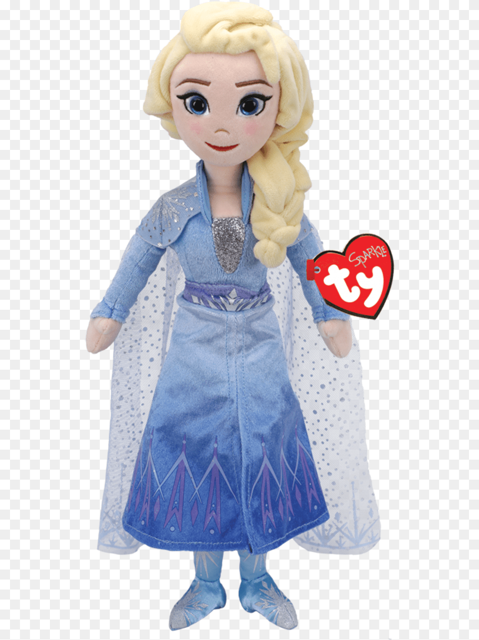Beanie Babies Medium Frozen 2 Elsa Princesstitle, Doll, Toy, Face, Head Free Png
