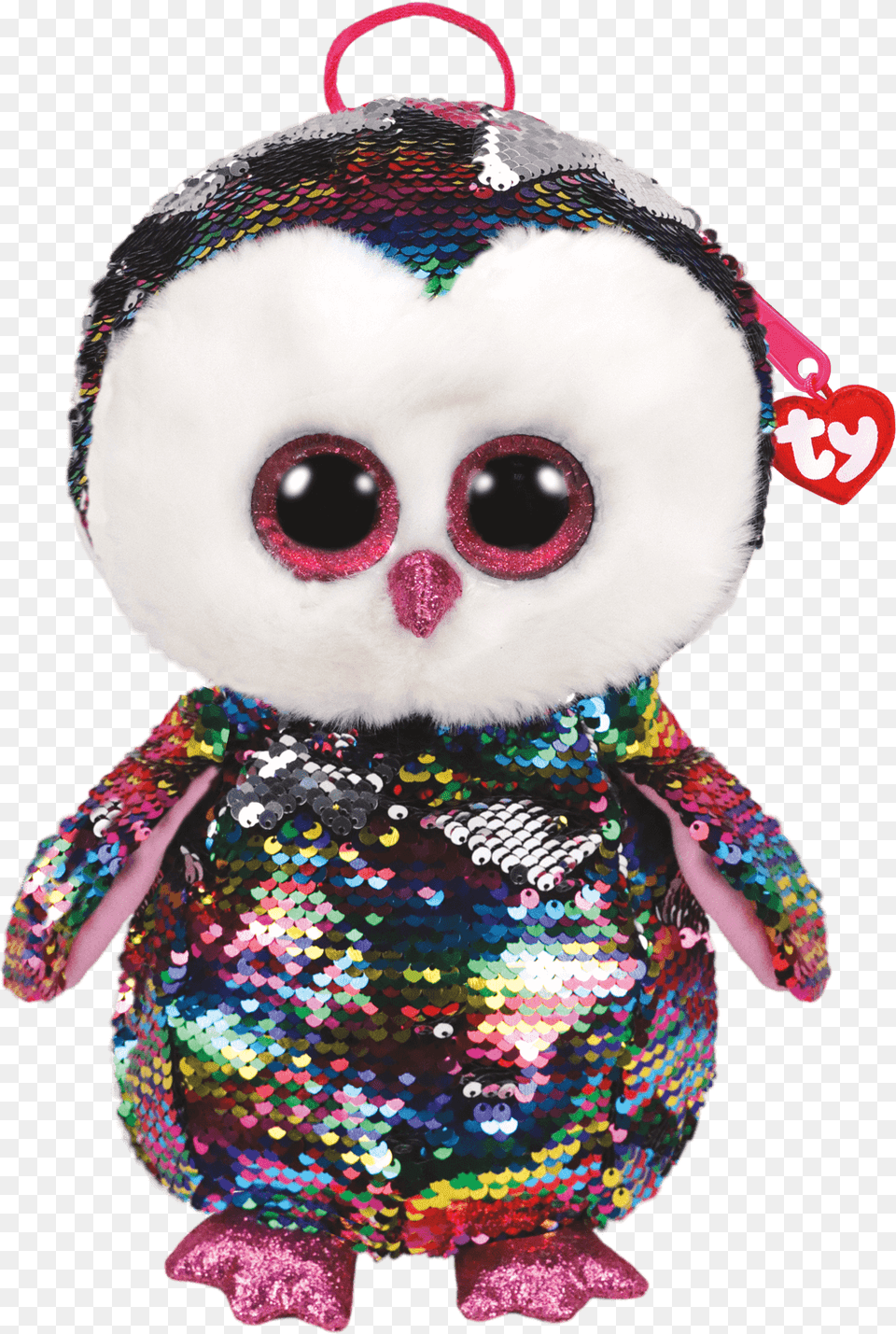 Beanie Babies Sequins Backpack, Toy, Plush Png Image