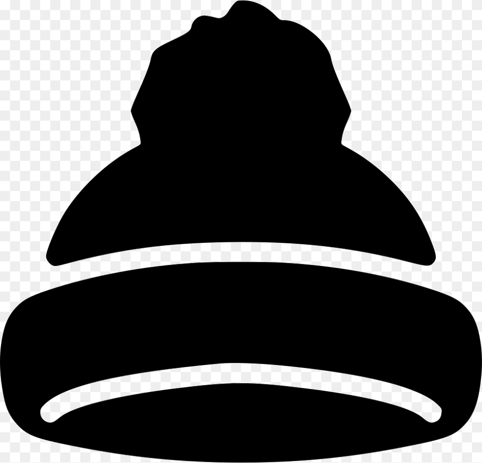 Beanie Hat Icon, Silhouette, Stencil, Clothing Png Image