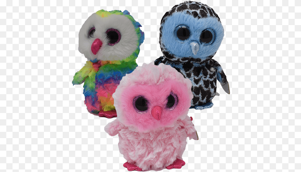 Beanie Owls Stuffed Toy, Plush, Teddy Bear Png