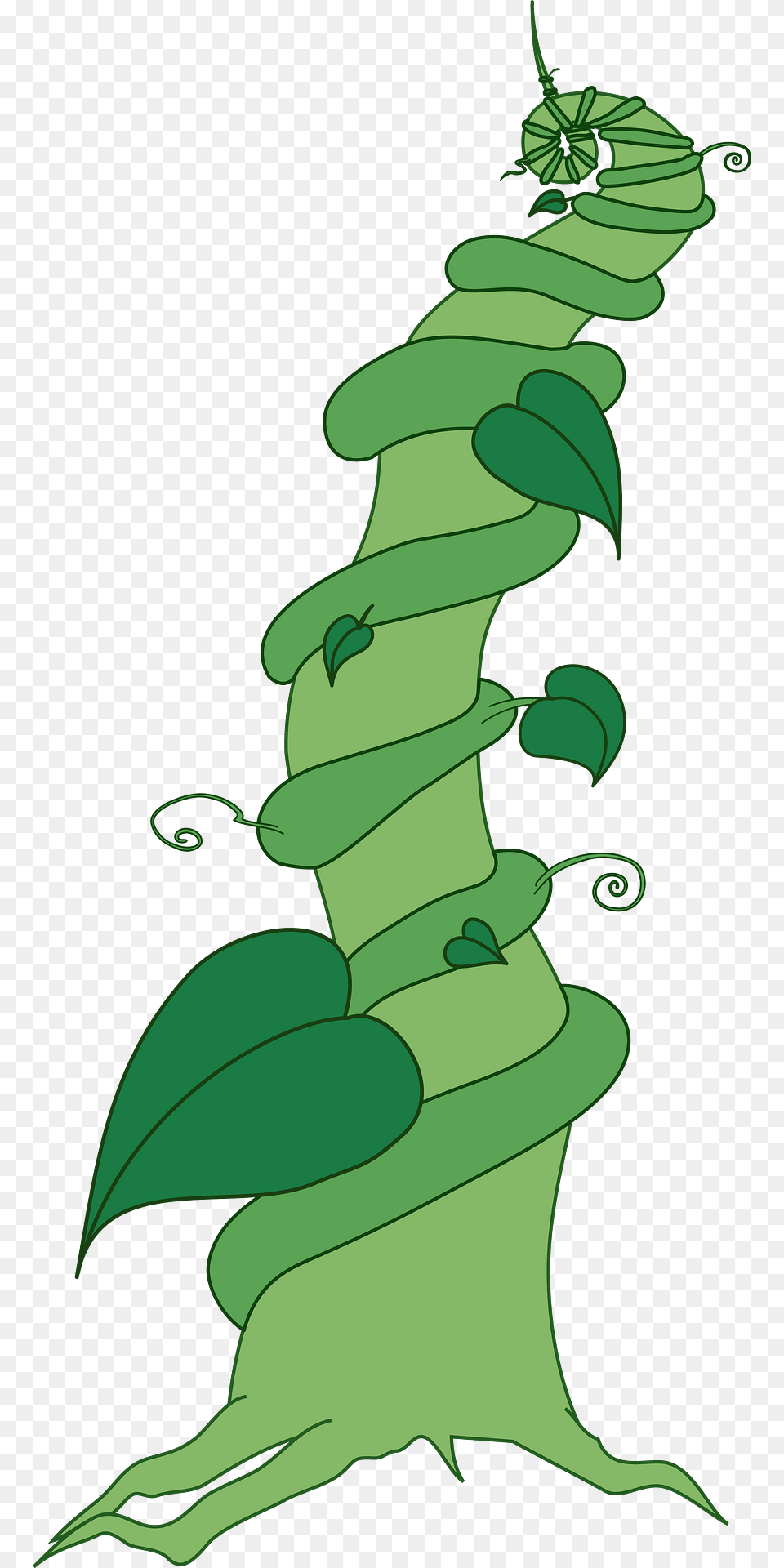 Beanstalk Clipart, Green, Vegetation, Plant, Outdoors Free Png Download