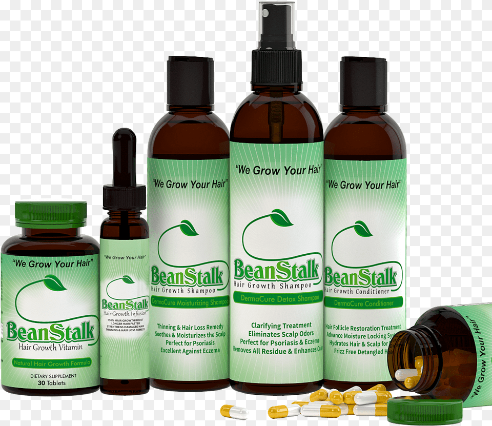 Beanstalk Hair Growth Products Review, Herbal, Herbs, Plant, Bottle Free Png