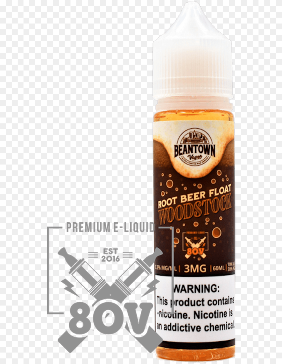 Beantown Vapor 80v Eliquid, Can, Spray Can, Tin, Alcohol Free Transparent Png