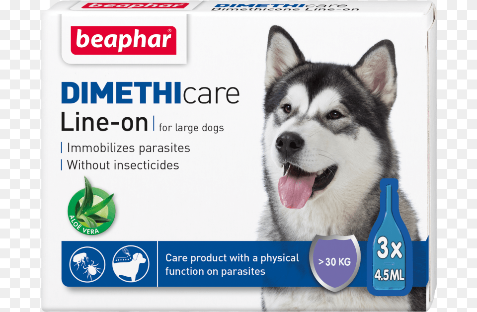 Beaphar Dimethicare For Large Dogs, Animal, Canine, Dog, Husky Free Png Download