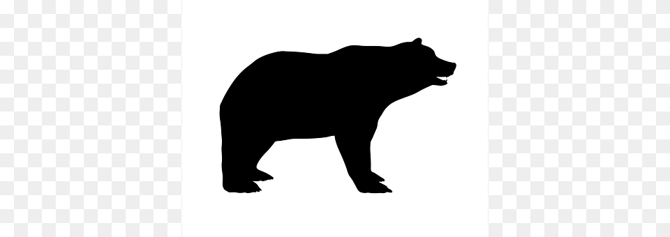 Bear Silhouette, Animal, Mammal, Wildlife Free Transparent Png