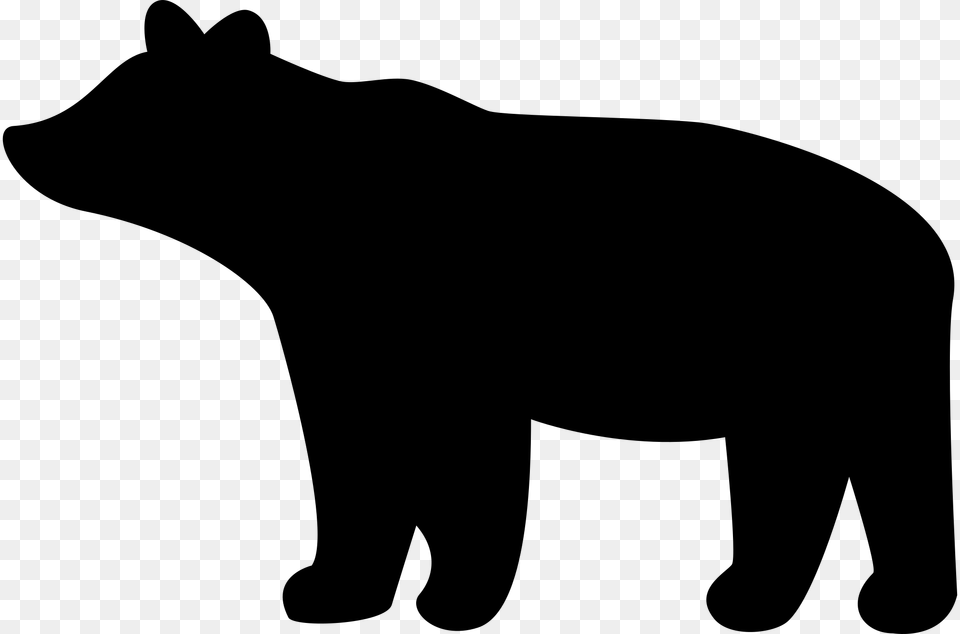 Bear, Gray Free Png