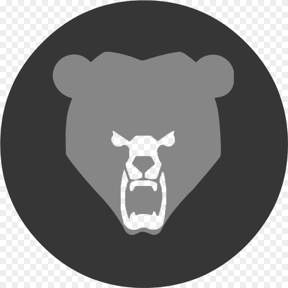 Bear, Livestock, Stencil, Person Free Png Download