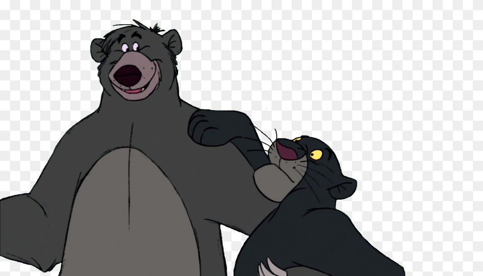 Bear Baloo Bagheera The Jungle Book Clip Art, Animal, Mammal, Wildlife, Cartoon Free Transparent Png
