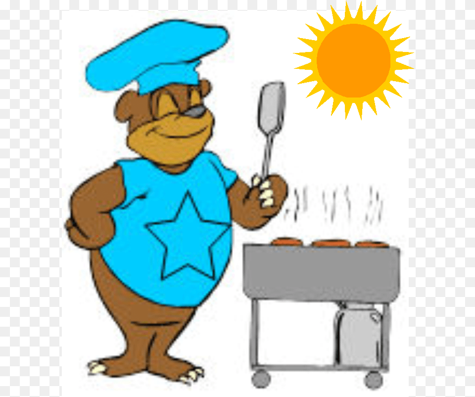 Bear Bbq, Cleaning, Person, People Png