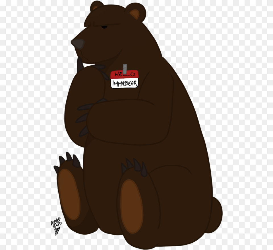 Bear Beaver Snout Animated Cartoon Cartoon Bear, Animal, Mammal, Wildlife, Rodent Free Png