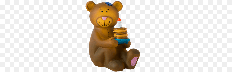 Bear Cake Isolated Decoration Cute Brown Animal Figure, Cream, Dessert, Food, Ice Cream Png Image