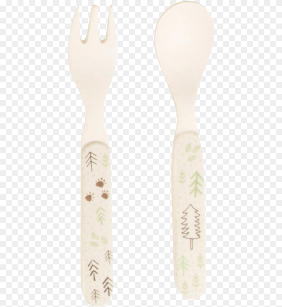 Bear Camp Children S Fork Amp Spoon Set Wooden Spoon, Cutlery Free Transparent Png