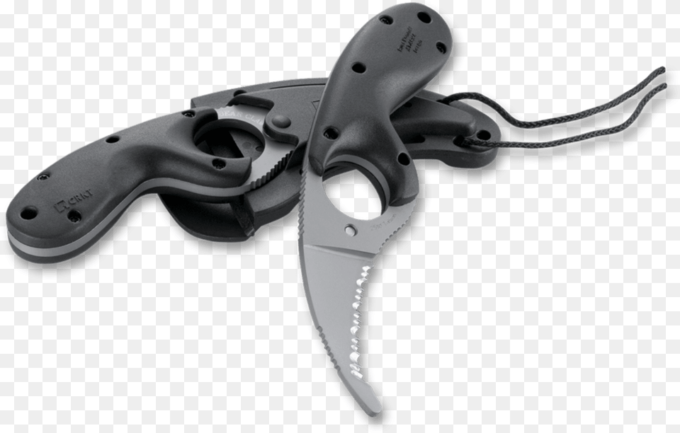 Bear Claw Blunt Tip With Triple Point Serrations Serrated Blade, Dagger, Knife, Weapon Free Png