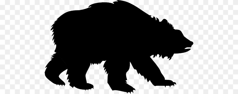 Bear Clip Art, Silhouette, Animal, Mammal, Wildlife Free Png