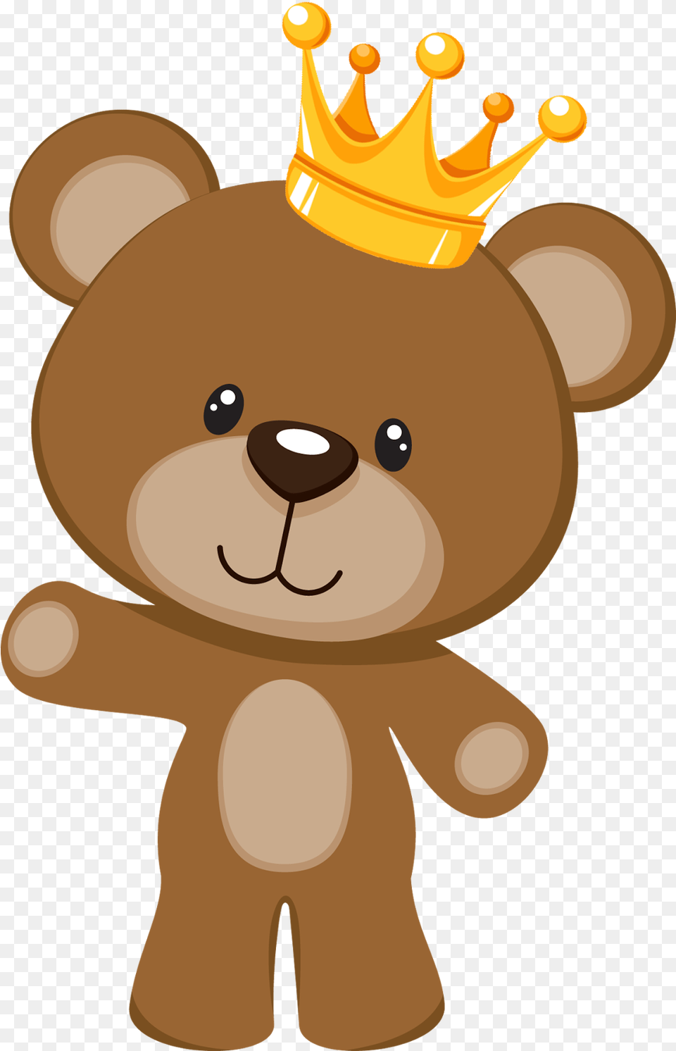 Bear Clip Art Teddy Bear With Crown, Nature, Outdoors, Snow, Snowman Free Png