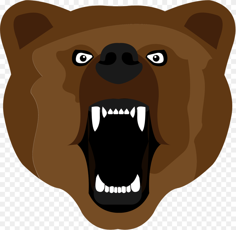 Bear Clipart, Animal, Mammal, Wildlife, Brown Bear Free Png Download