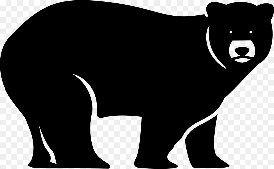 Bear Clipart, Animal, Wildlife, Mammal Free Png Download