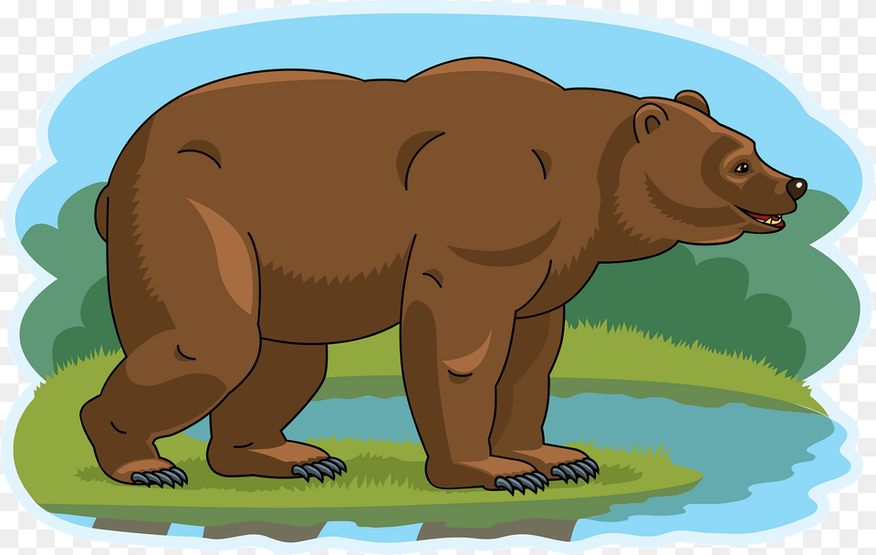 Bear Clipart 2012, Animal, Mammal, Wildlife, Brown Bear Png