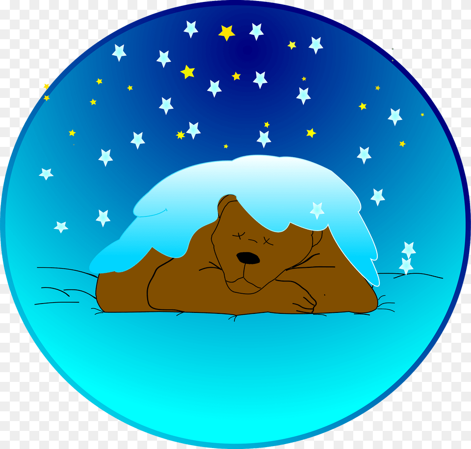 Bear Clipart, Outdoors, Nature, Night, Animal Png Image