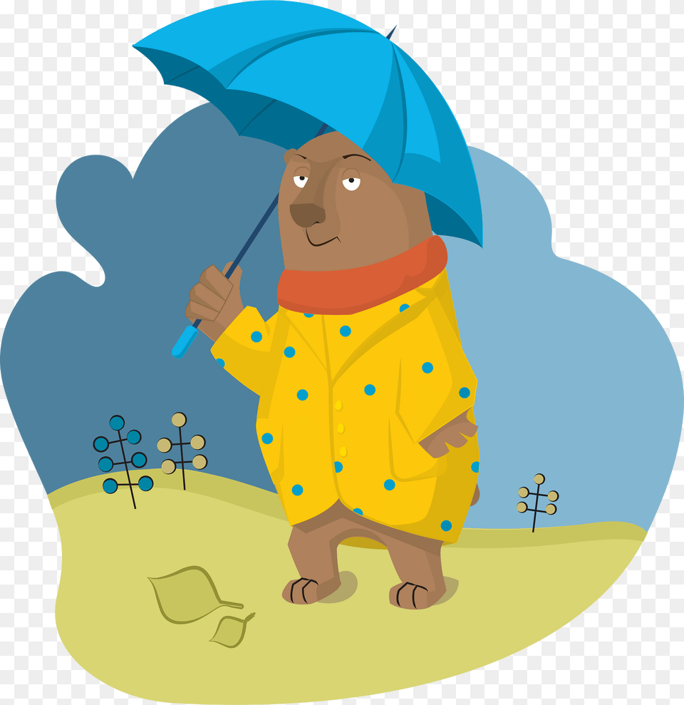 Bear Clipart, Clothing, Coat, Baby, Person Free Png Download
