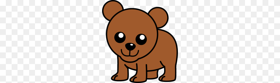 Bear Clipart, Animal, Brown Bear, Mammal, Wildlife Png