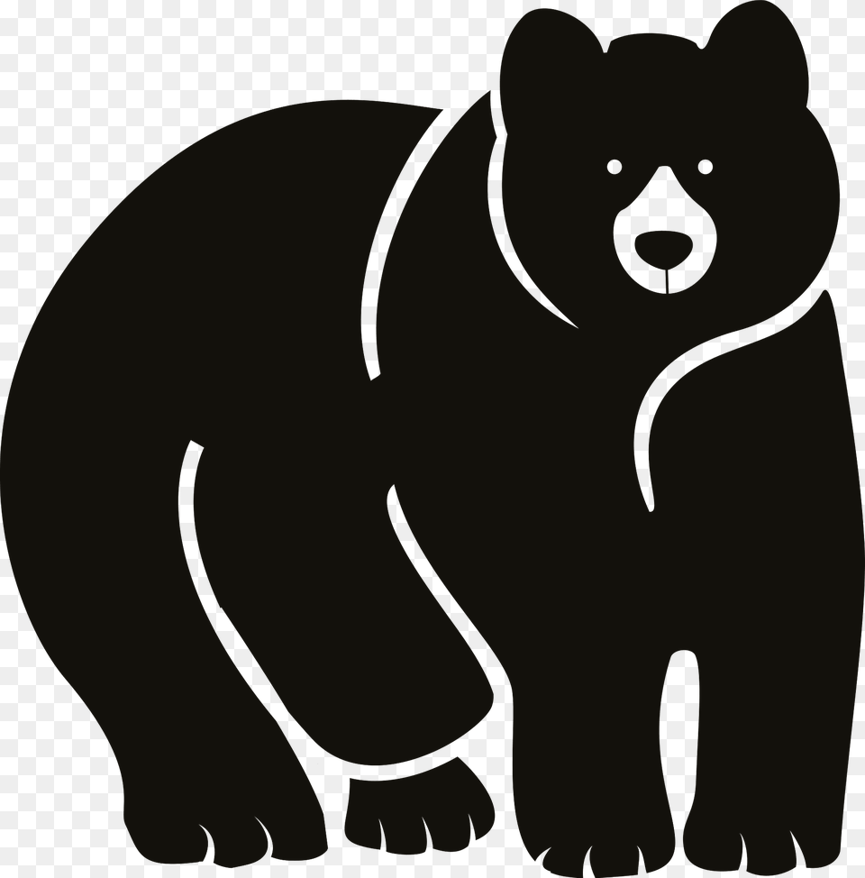 Bear Clipart, Animal, Mammal, Wildlife Png Image