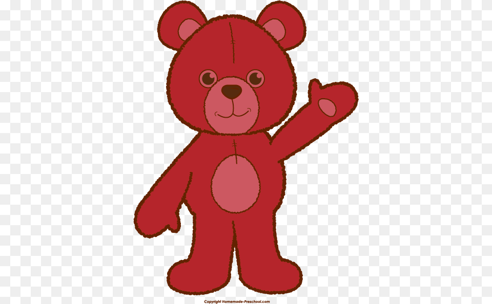 Bear Clipart Red, Animal, Mammal, Plush, Toy Png Image