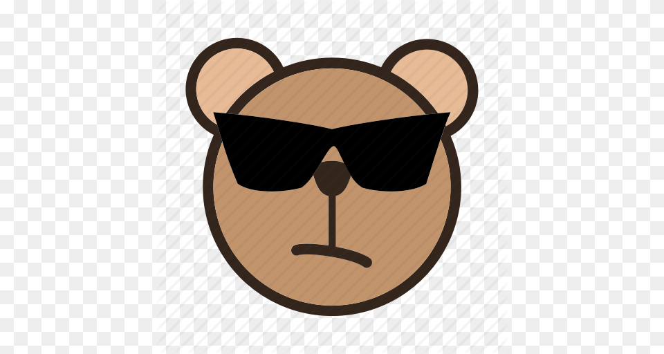 Bear Cool Emoji Gomti Sunglass Sunglasses Icon, Accessories, Glasses, Photography Free Png Download