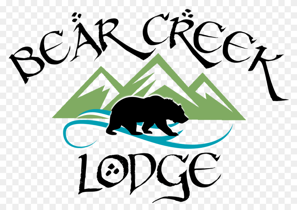 Bear Creek Lodge Mccall Mccall United States Of America, Animal, Mammal, Wildlife, Logo Free Png