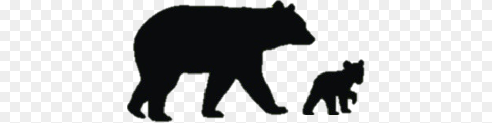 Bear Cub Clipart Black And White, Animal, Mammal, Wildlife, Black Bear Free Png Download