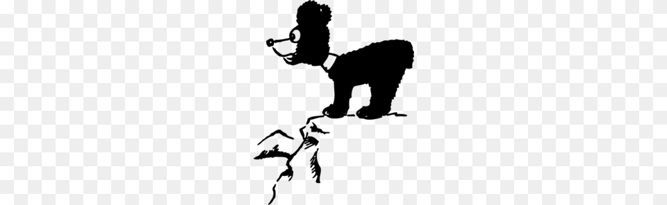 Bear Cub On Cliff Clip Art, Gray Free Transparent Png