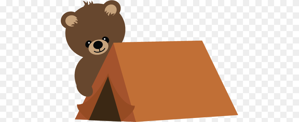 Bear Cute Camping Tent Clipart, Animal, Mammal, Wildlife Png Image