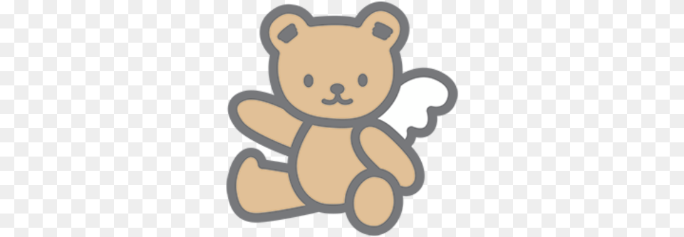 Bear Cute Kawaii Love Angel Cherub Aesthetic Picsart Cute, Teddy Bear, Toy, Plush, Animal Free Transparent Png