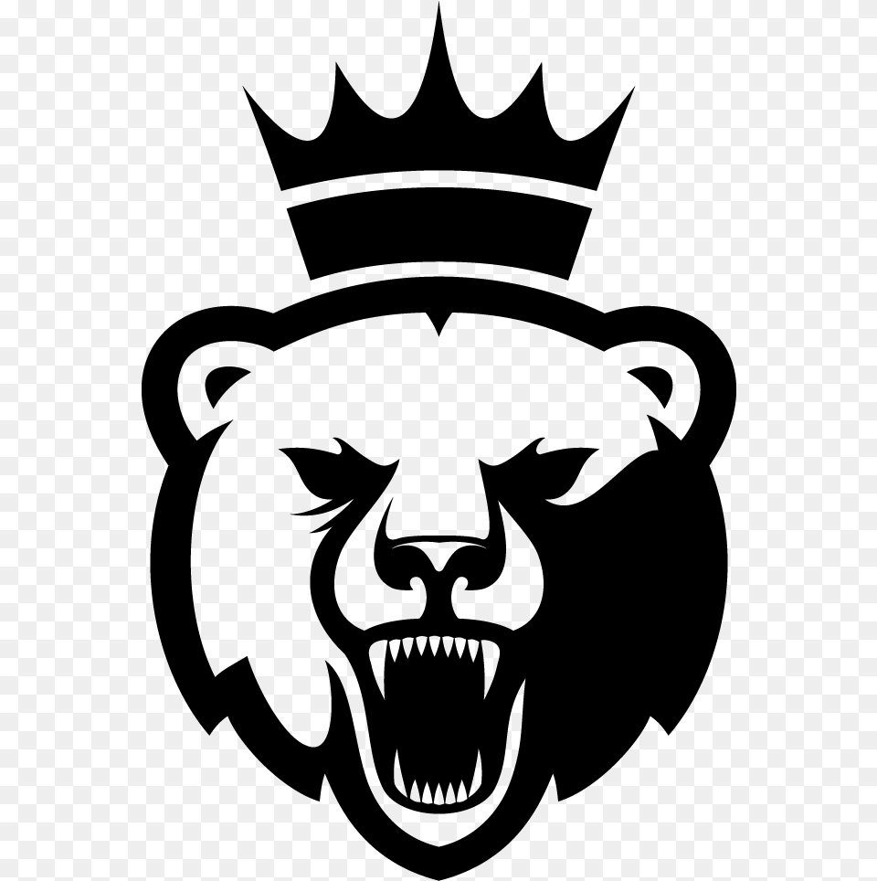 Bear Dukes Luxembourg Bear Logo, Gray Free Png