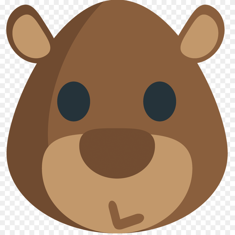 Bear Emoji Clipart, Animal, Mammal, Rodent, Snout Png