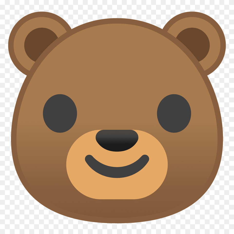 Bear Emoji Clipart, Snout, Animal, Wildlife, Mammal Png
