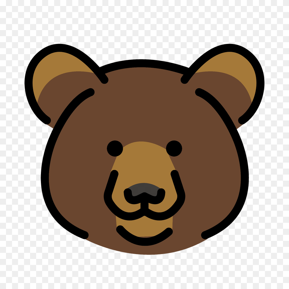 Bear Emoji Clipart, Animal, Mammal, Wildlife, Ammunition Png Image