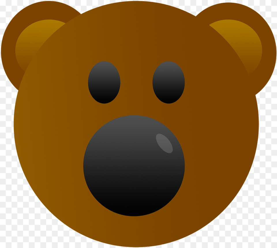 Bear Emoji Cute Image On Pixabay Gambar Kepala Beruang Kartun Free Png Download