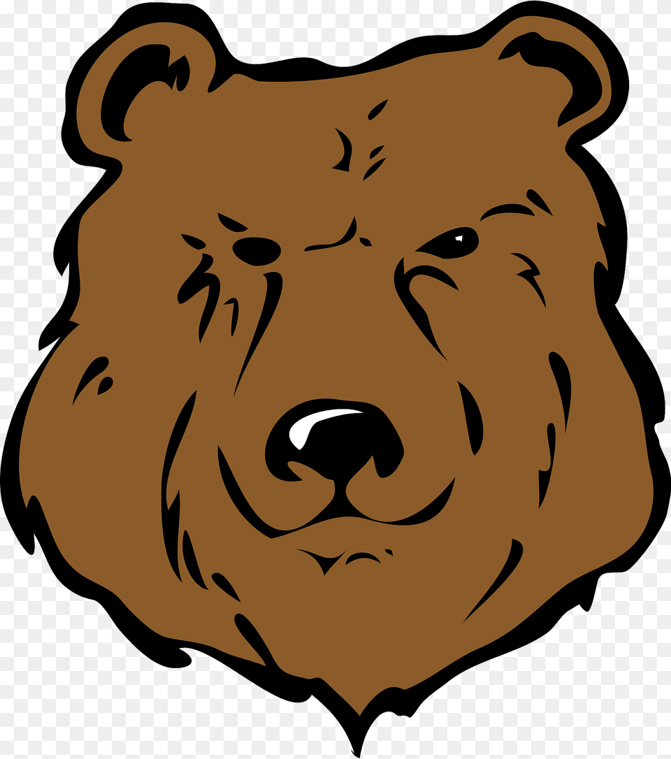 Bear Face Clipart, Animal, Lion, Mammal, Wildlife Free Png Download